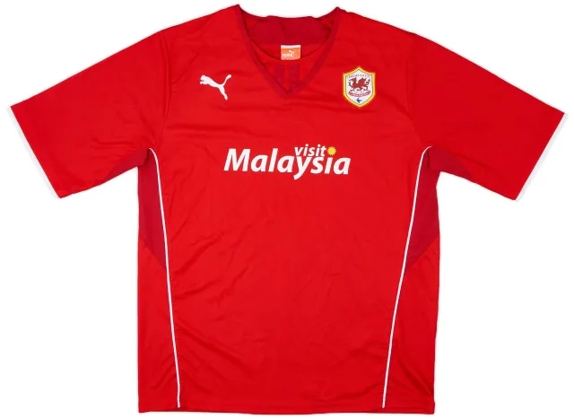 Puma 2013-14 Cardiff Home Shirt - 6/10 - (XL)