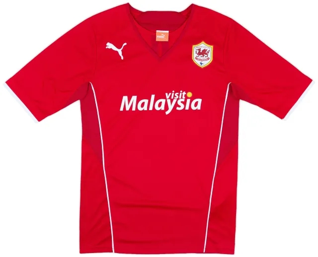 Puma 2013-14 Cardiff Home Shirt - 8/10 - (S)