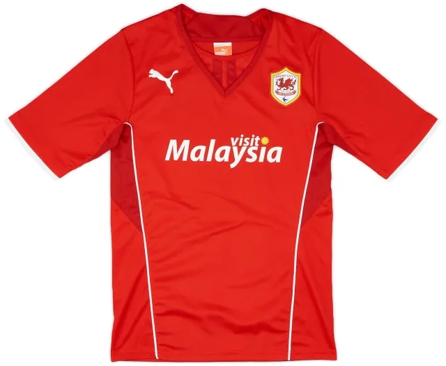 Puma 2013-14 Cardiff Home Shirt - 8/10 - (S)