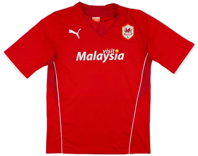Puma 2013-14 Cardiff Home Shirt - 8/10 - (M)