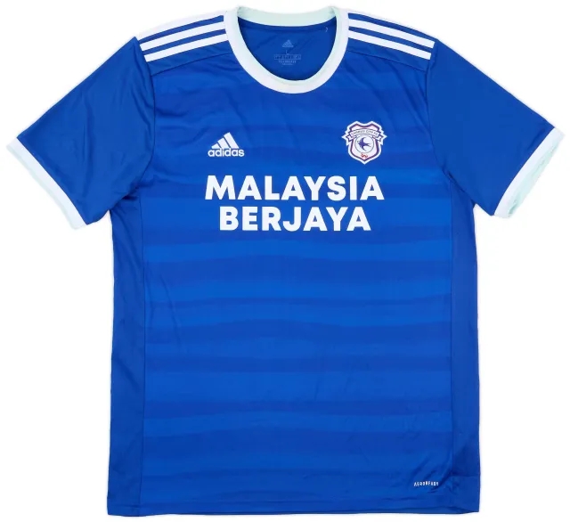 adidas 2020-21 Cardiff Home Shirt - 9/10 - (L)