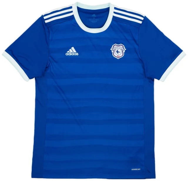 adidas 2020-21 Cardiff Home Shirt #4 - 9/10 - (M)