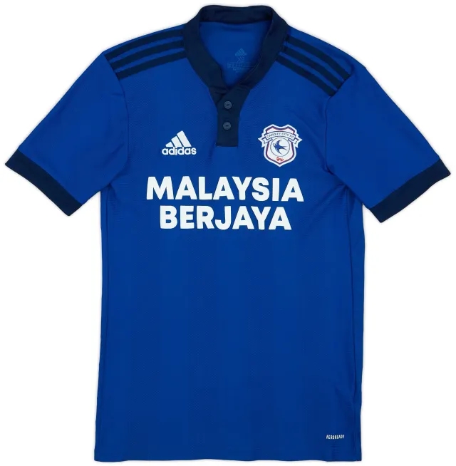 adidas 2021-22 Cardiff Home Shirt - 9/10 - (XS)