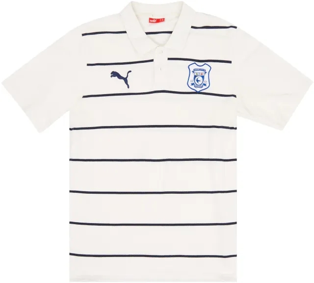 2010s Cardiff City Puma Polo Shirt - 8/10 - (M)