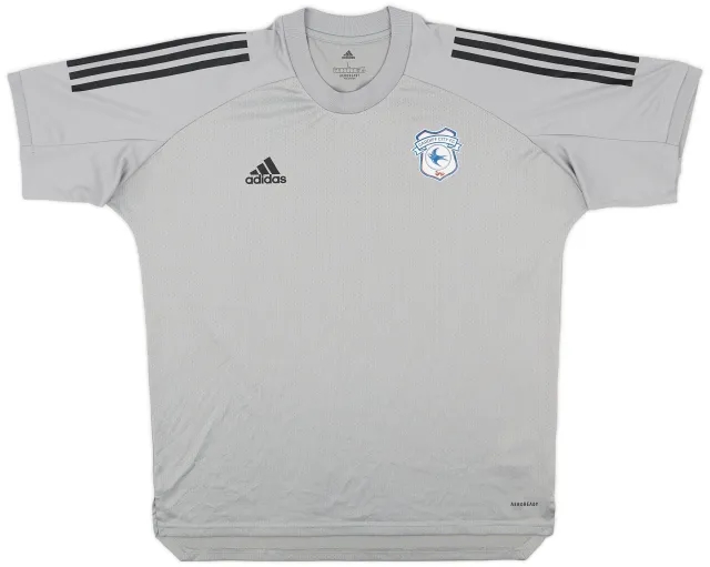 2020-21 Cardiff City adidas Training Shirt - 8/10 - (L)