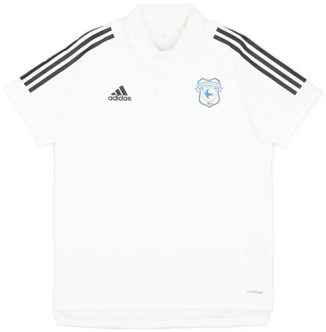 2020-21 Cardiff City adidas Travel Polo - 9/10 - (M)