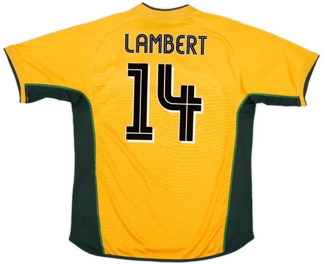 Umbro 2002-03 Celtic Away Shirt Lambert #14 - 8/10 - (XL)