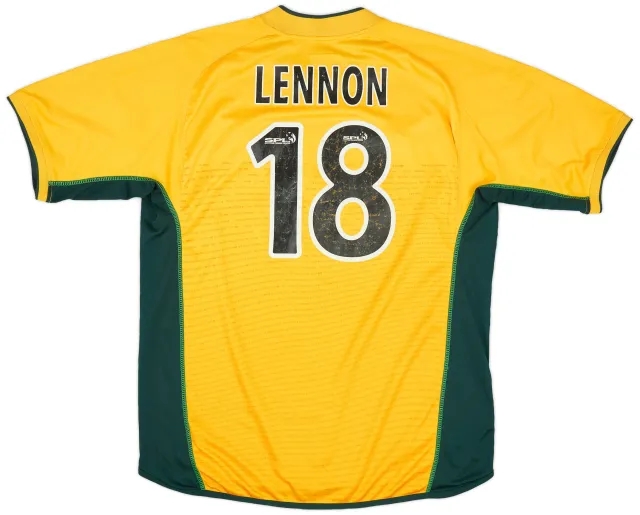 Umbro 2002-03 Celtic Away Shirt Lennon #18 - 7/10 - (XL)