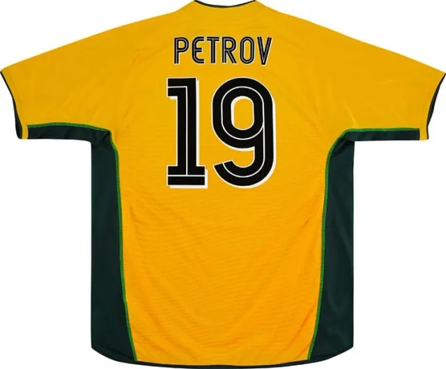 Umbro 2002-03 Celtic Away Shirt Petrov #19 - 6/10 - (XL)