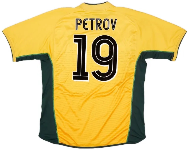 Umbro 2002-03 Celtic Away Shirt Petrov #19 - 8/10 - (XL)