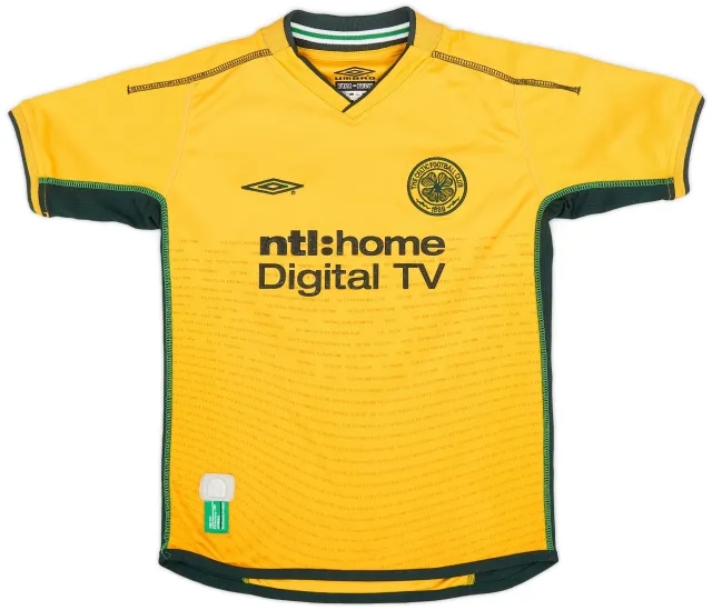 Umbro 2002-03 Celtic Away Shirt - 7/10 - (XS.Boys)