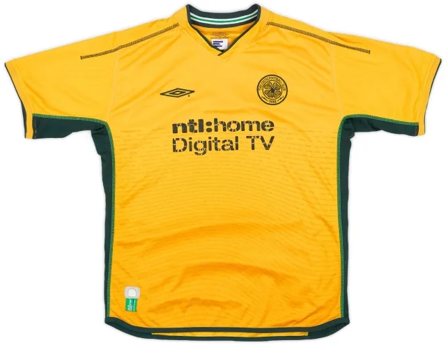 Umbro 2002-03 Celtic Away Shirt - 5/10 - (L)