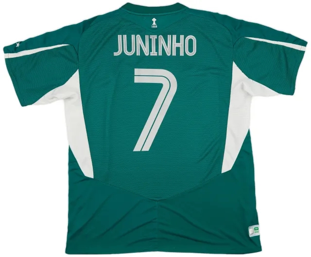 Umbro 2004-05 Celtic Away Shirt Juninho #7 - 9/10 - (XL)