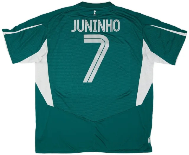 Umbro 2004-05 Celtic Away Shirt Juninho #7 - 8/10 - (XXL)