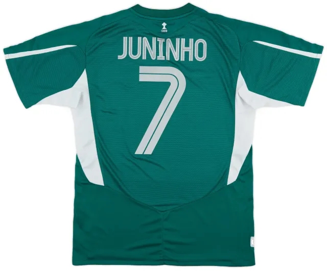 Umbro 2004-05 Celtic Away Shirt Juninho #7 - 9/10 - (L)