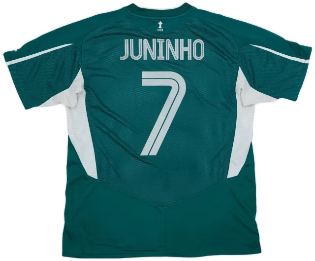 Umbro 2004-05 Celtic Away Shirt Juninho #7 - 8/10 - (XL)