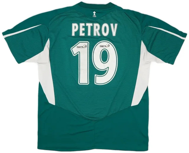 Umbro 2004-05 Celtic Away Shirt Petrov #19 - 7/10 - (XL)