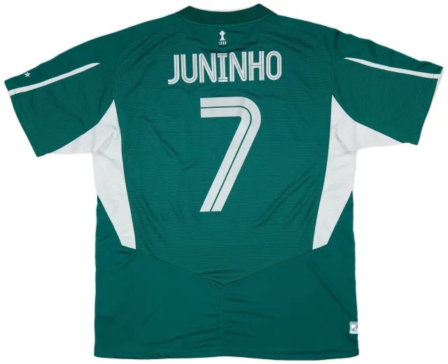 Umbro 2004-05 Celtic Away Shirt Juninho #7 - 9/10 - (XL)