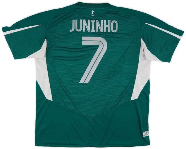 Umbro 2004-05 Celtic Away Shirt Juninho #7 - 9/10 - (XL)