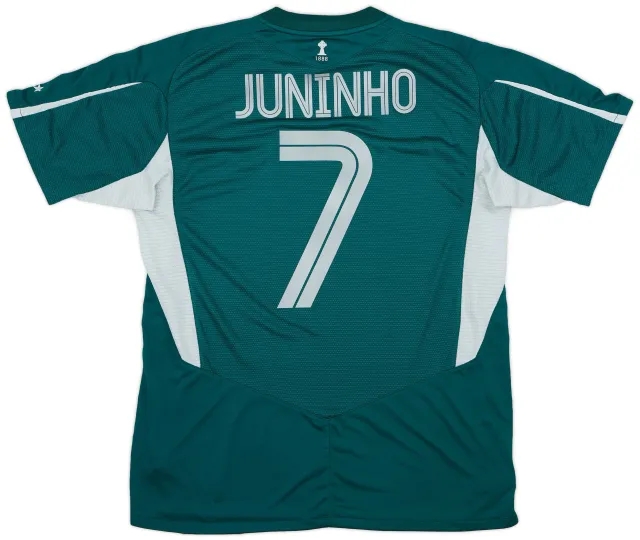 Umbro 2004-05 Celtic Away Shirt Juninho #7 - 7/10 - (L)