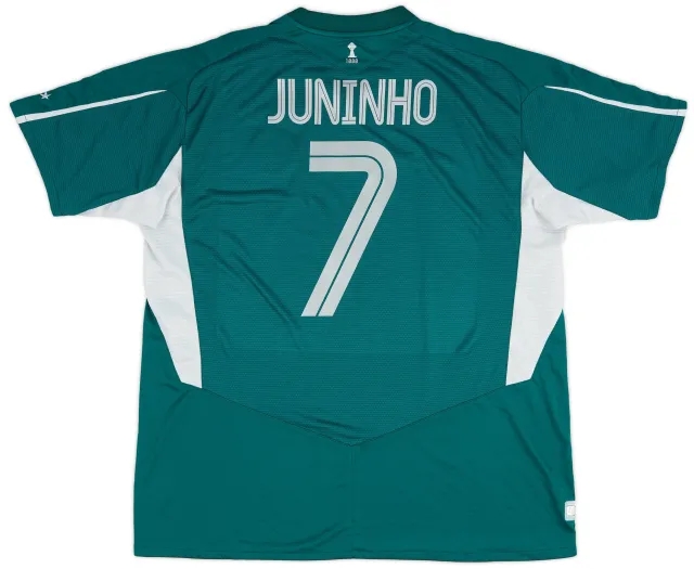 Umbro 2004-05 Celtic Away Shirt Juninho #7 - 9/10 - (XXL)