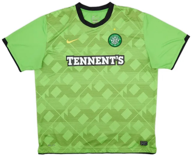 Nike 2010-11 Celtic Away Shirt - 8/10 - (XXL)