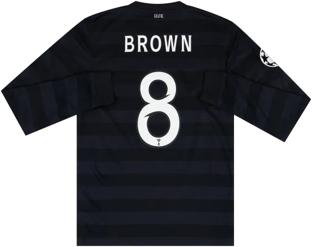 Nike 2012-13 Celtic '125th Anniversary' CL Away L/S Shirt Brown #8 (S)