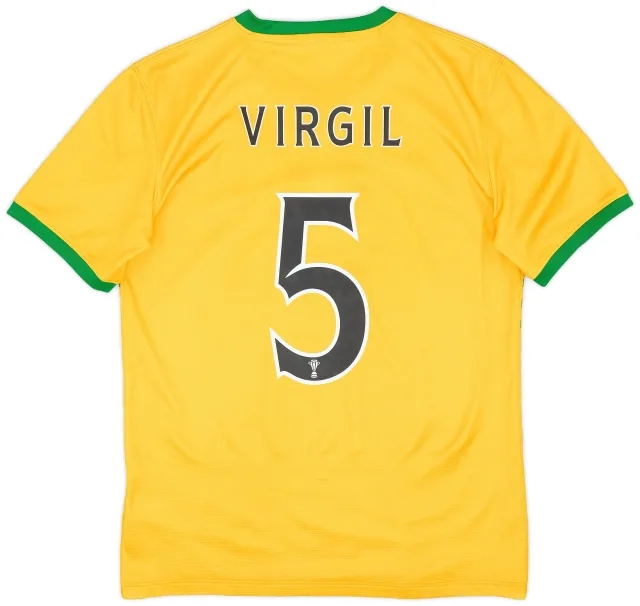 Nike 2013-14 Celtic Away Shirt Virgil #5 - 6/10 - (S)