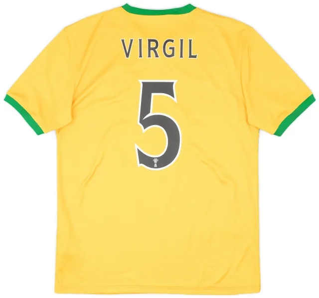 Nike 2013-14 Celtic Away Shirt Virgil #5 - 6/10 - (M)