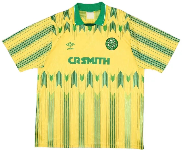 Umbro 1989-91 Celtic Away Shirt - 8/10 - (L)