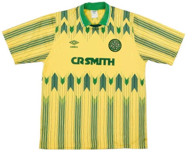 Umbro 1989-91 Celtic Away Shirt - 8/10 - (M)