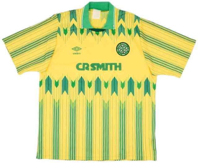 Umbro 1989-91 Celtic Away Shirt - 5/10 - (L)