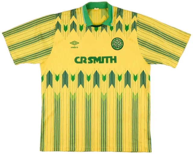 Umbro 1989-91 Celtic Away Shirt - 8/10 - (L)