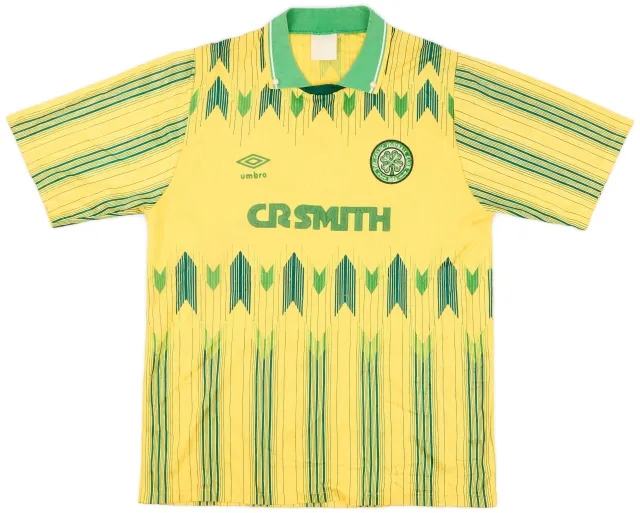 Umbro 1989-91 Celtic Away Shirt - 8/10 - (L)