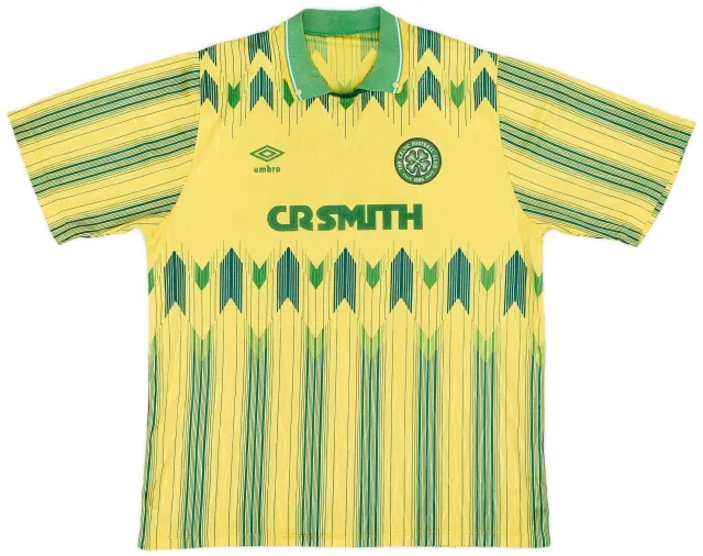 Umbro 1989-91 Celtic Away Shirt - 9/10 - (XL)