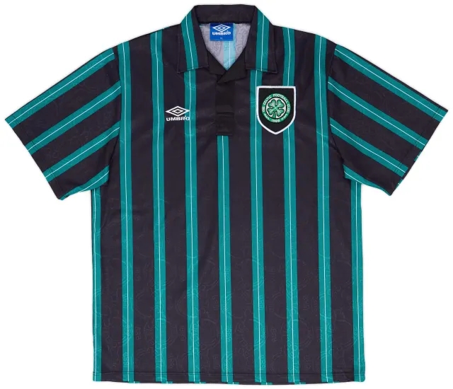 Umbro 1992-93 Celtic Away Shirt - 9/10 - (XL)