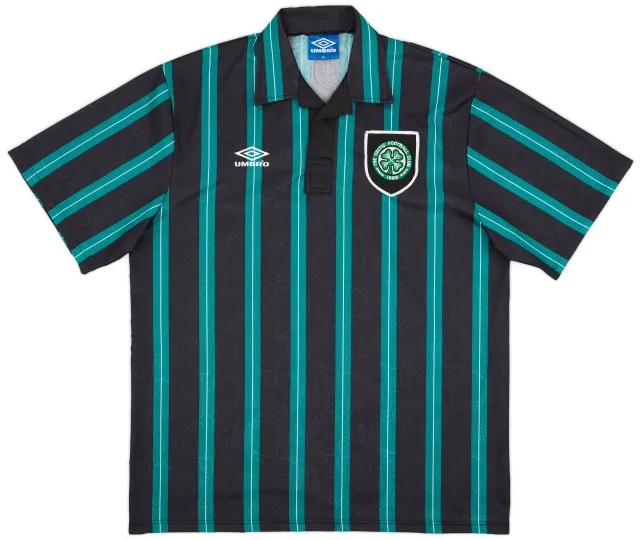 Umbro 1992-93 Celtic Away Shirt - 9/10 - (XL)