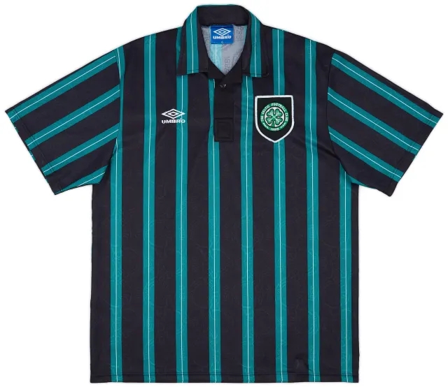 Umbro 1992-93 Celtic Away Shirt - 8/10 - (XL)