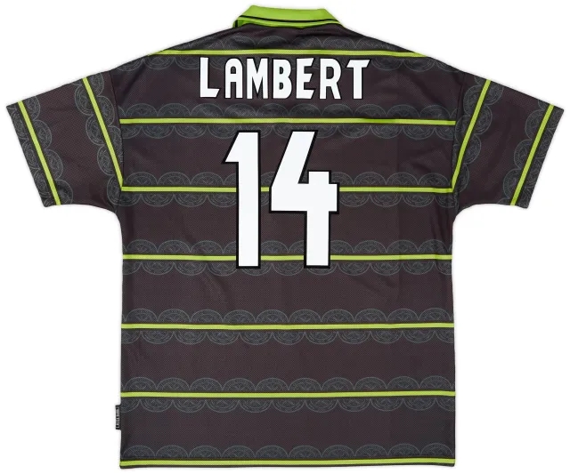 Umbro 1998-99 Celtic Away Shirt Lambert #14 - 8/10 - (XL)