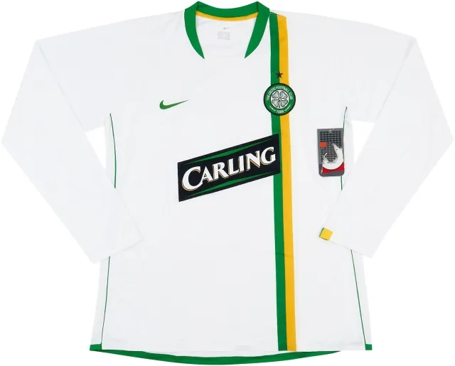 Nike 2006-08 Celtic Player Issue Away L/S Shirt (XL)