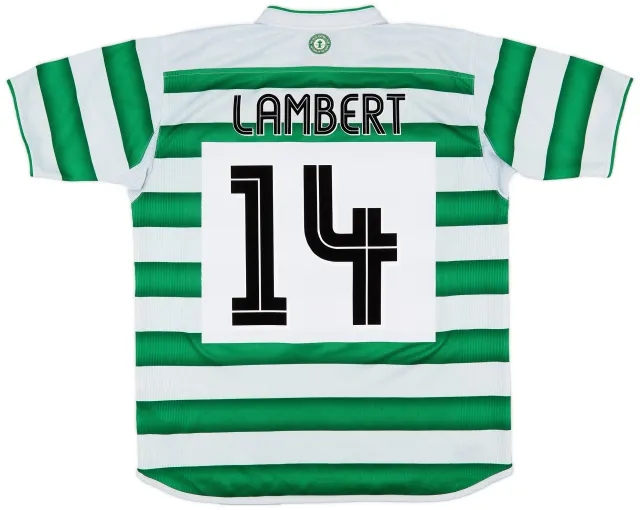 Umbro 2003-04 Celtic Home Shirt Lambert #14 - 6/10 - (L)