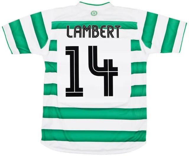 Umbro 2003-04 Celtic Home Shirt Lambert #14  - 8/10 - (S)