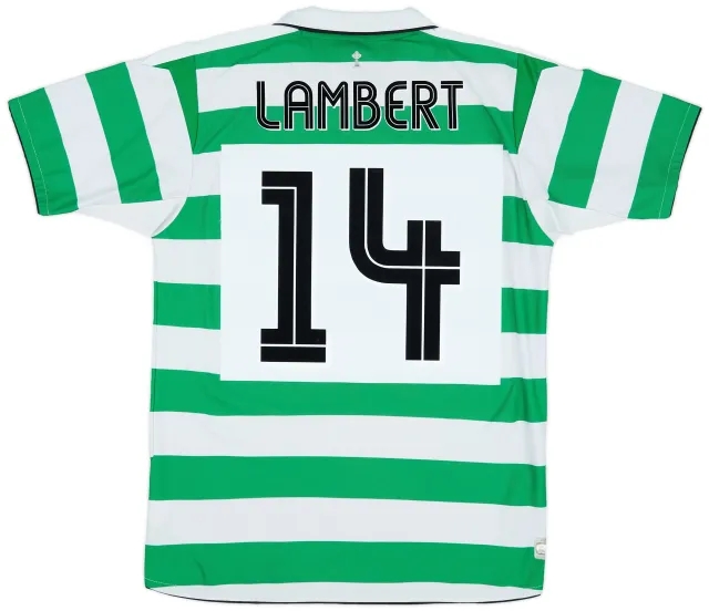 Umbro 2004-05 Celtic Home Shirt Lambert #14 - 8/10 - (M)