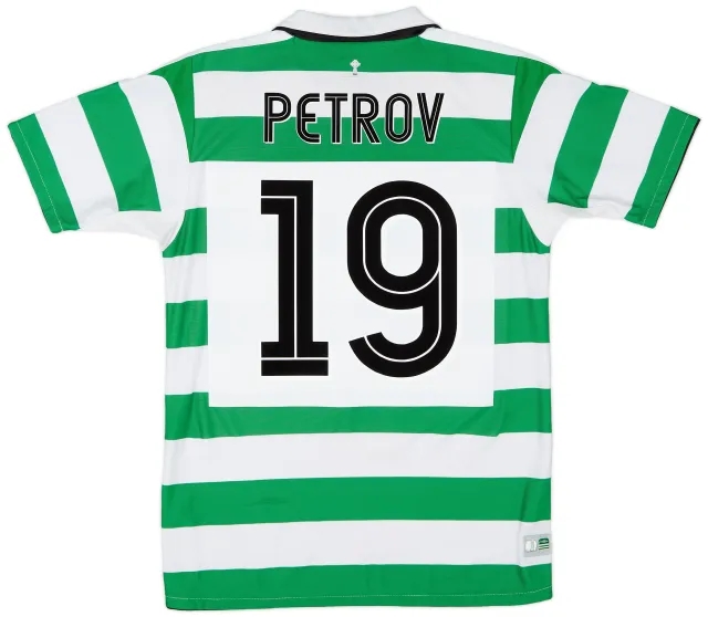 Umbro 2004-05 Celtic Home Shirt Petrov #19 - 7/10 - (M)