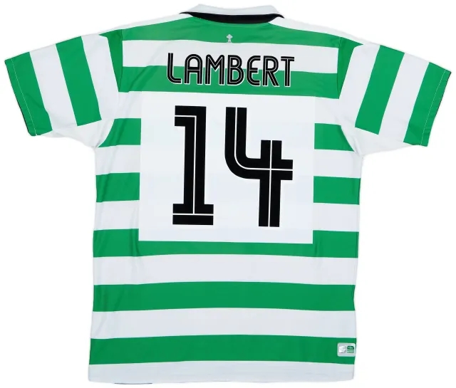 Umbro 2004-05 Celtic Home Shirt Lambert #14 - 8/10 - (L)