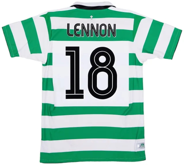 Umbro 2004-05 Celtic Home Shirt Lennon #18 - 8/10 - (S)