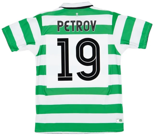 Umbro 2004-05 Celtic Home Shirt Petrov #19 - 6/10 - (M)