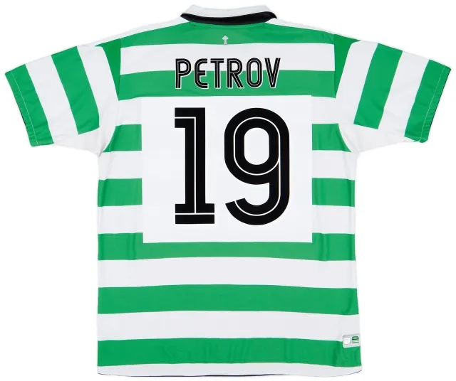 Umbro 2004-05 Celtic Home Shirt Petrov #19 - 6/10 - (L)