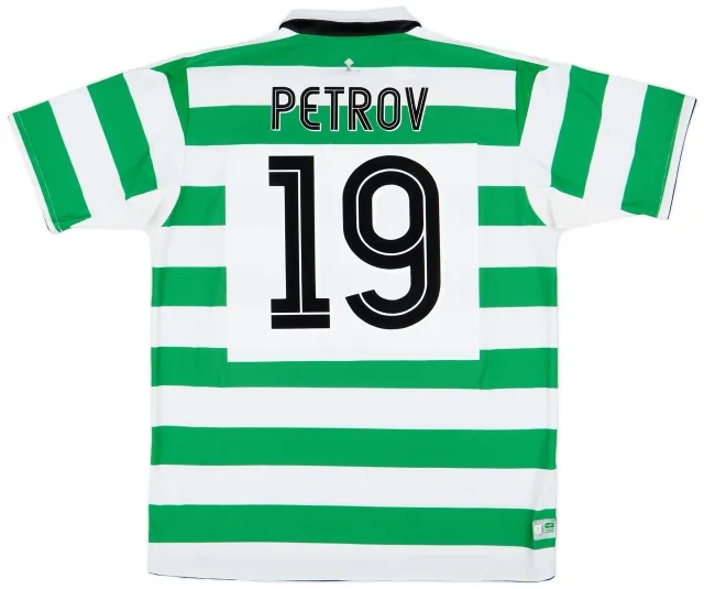 Umbro 2004-05 Celtic Home Shirt Petrov #19 - 6/10 - (XL)
