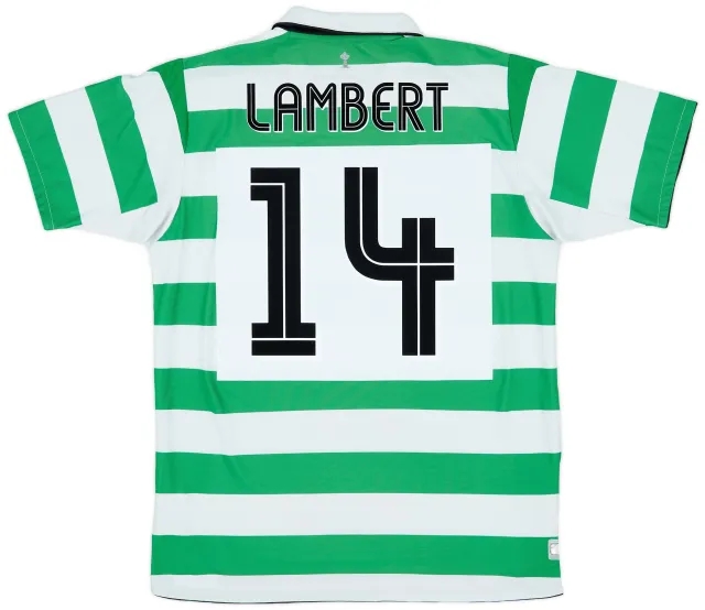 Umbro 2004-05 Celtic Home Shirt Lambert #14 - 8/10 - (L)